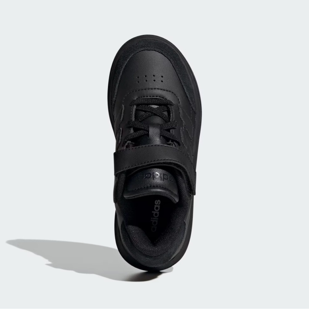 NEW Size 12.5K Black Adidas Courtblock EL C Sneakers - Boys or Girls Kid Shoes - Picture 7 of 8